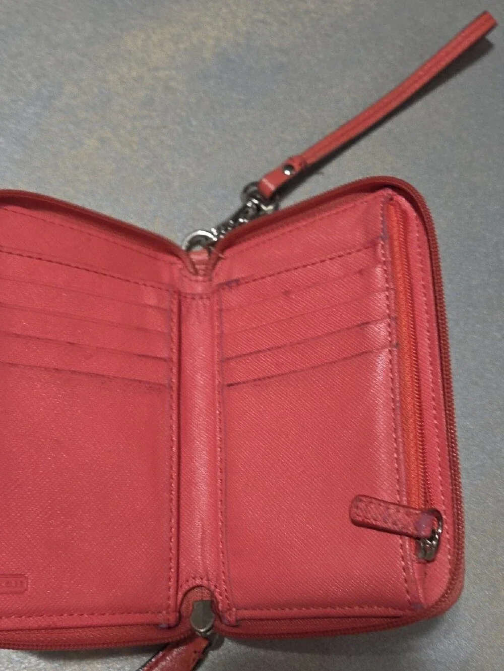Coach wristlet signature